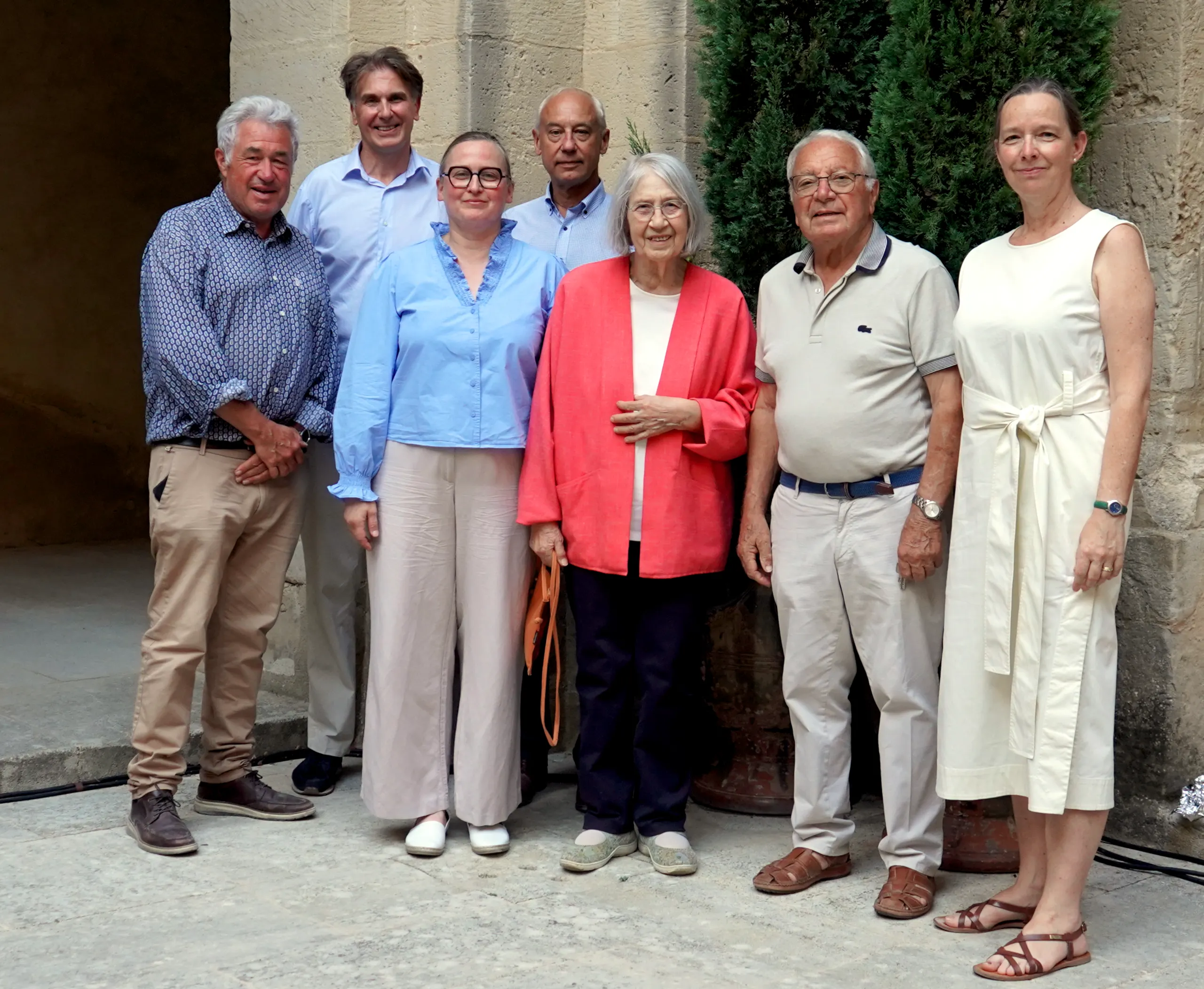 APAS – Les membres du Conseil de l'asso et Liselotte BOGUCZ